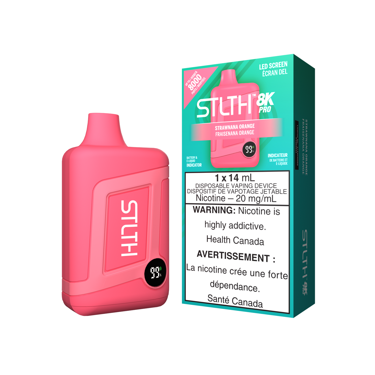 Stlth 8K pro Strawnana Orange