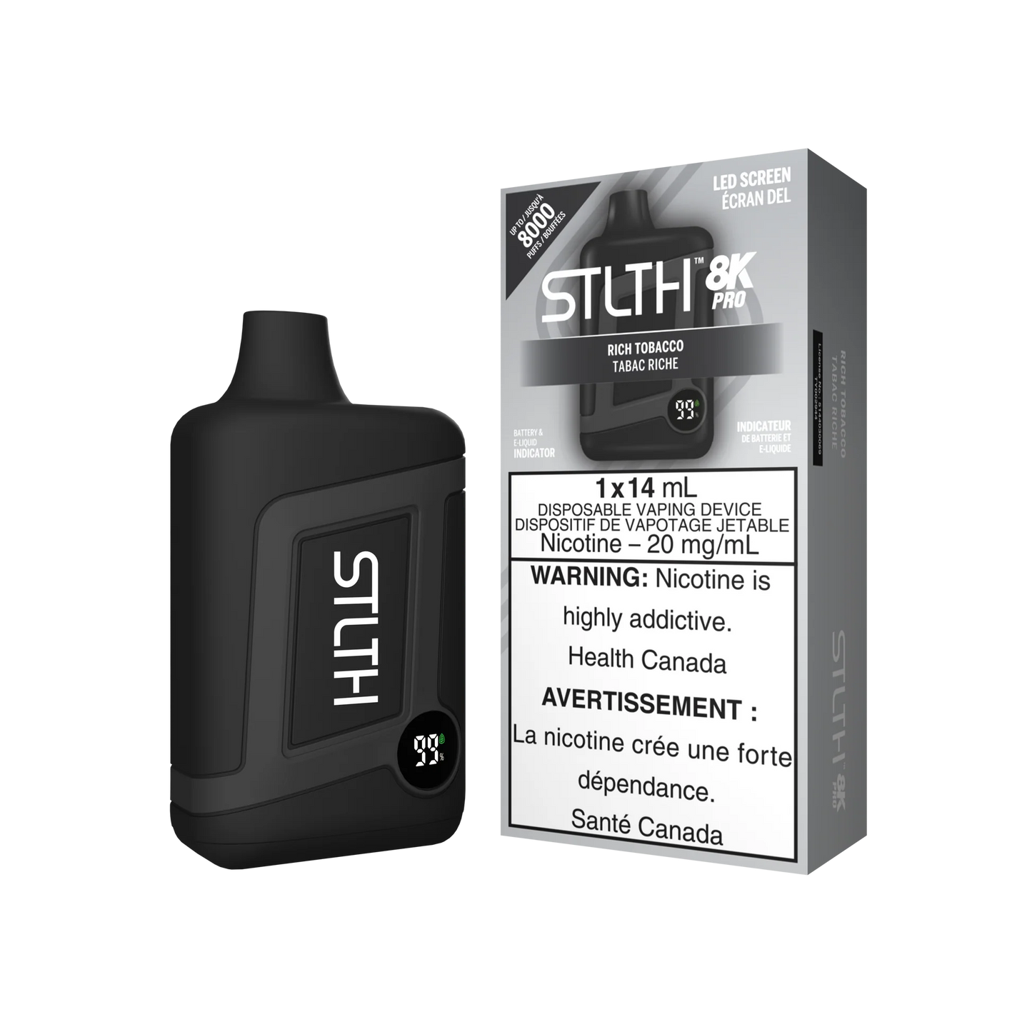 Stlth 8K pro Rich Tobacco