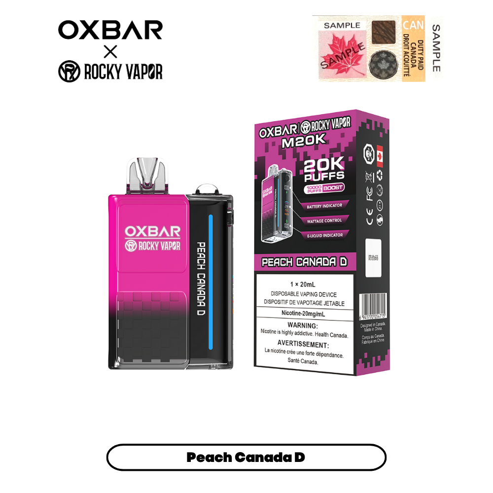 Oxbar 20K Peach Canada D