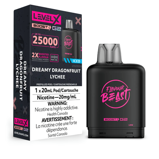 Flavour Beast Boost 
LevelX Dreamy Dragonfruit