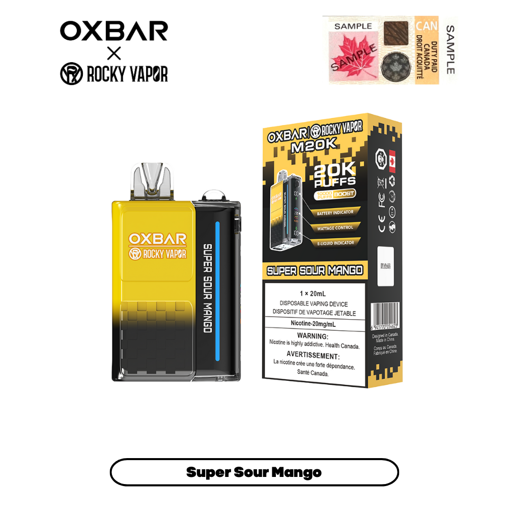 Oxbar 20K Super Sour Mango