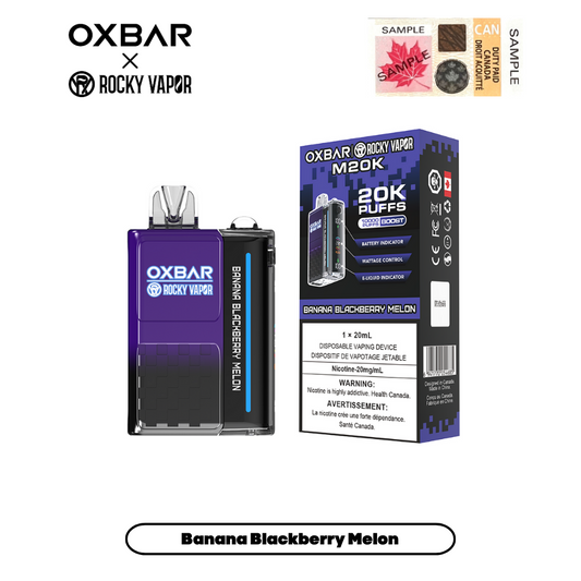 Oxbar 20K Banana Blackberry Melon