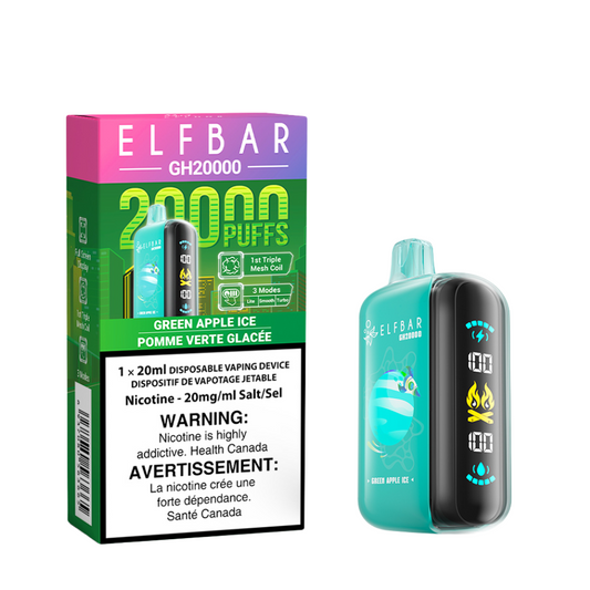 Elfbar 20k Green Apple Ice