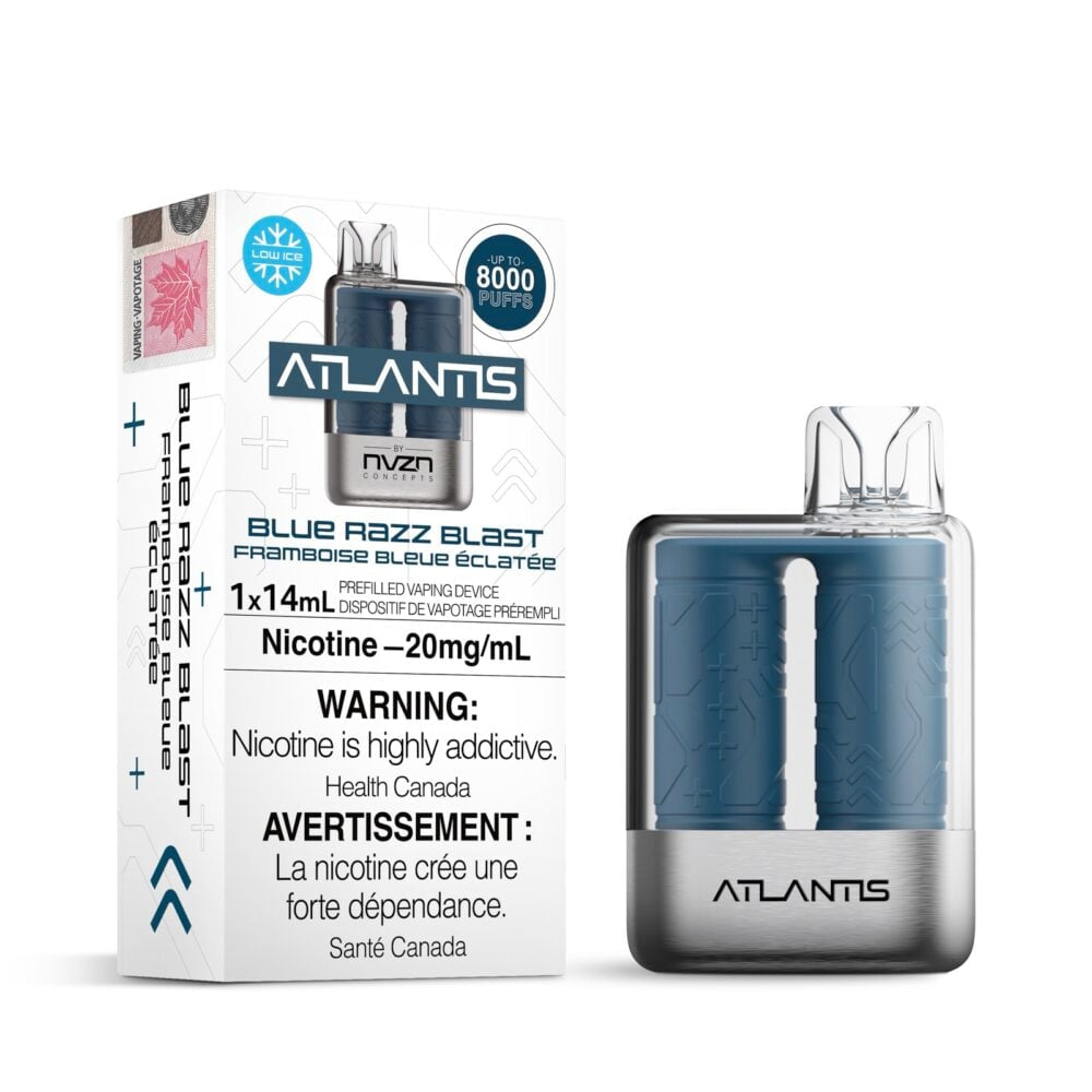 Atlantis 8000 Blue Razz Blast