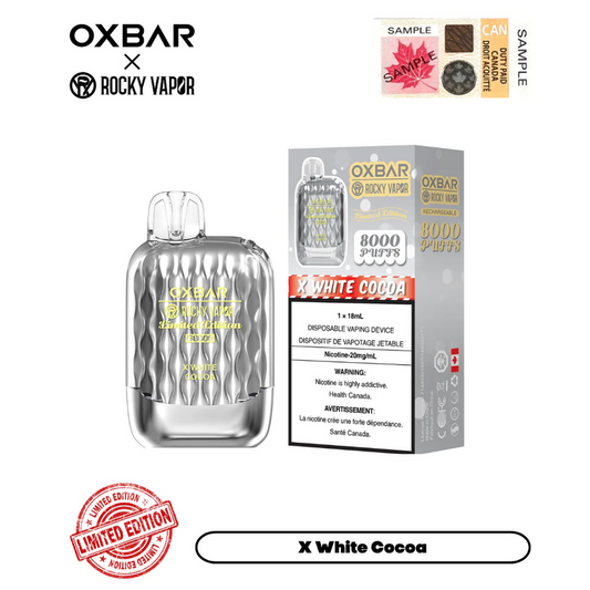 Oxbar 8000 White Cocoa