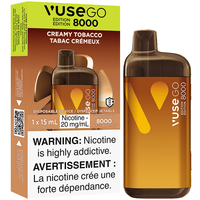 VuseGo 8000 Creamy Tobacco