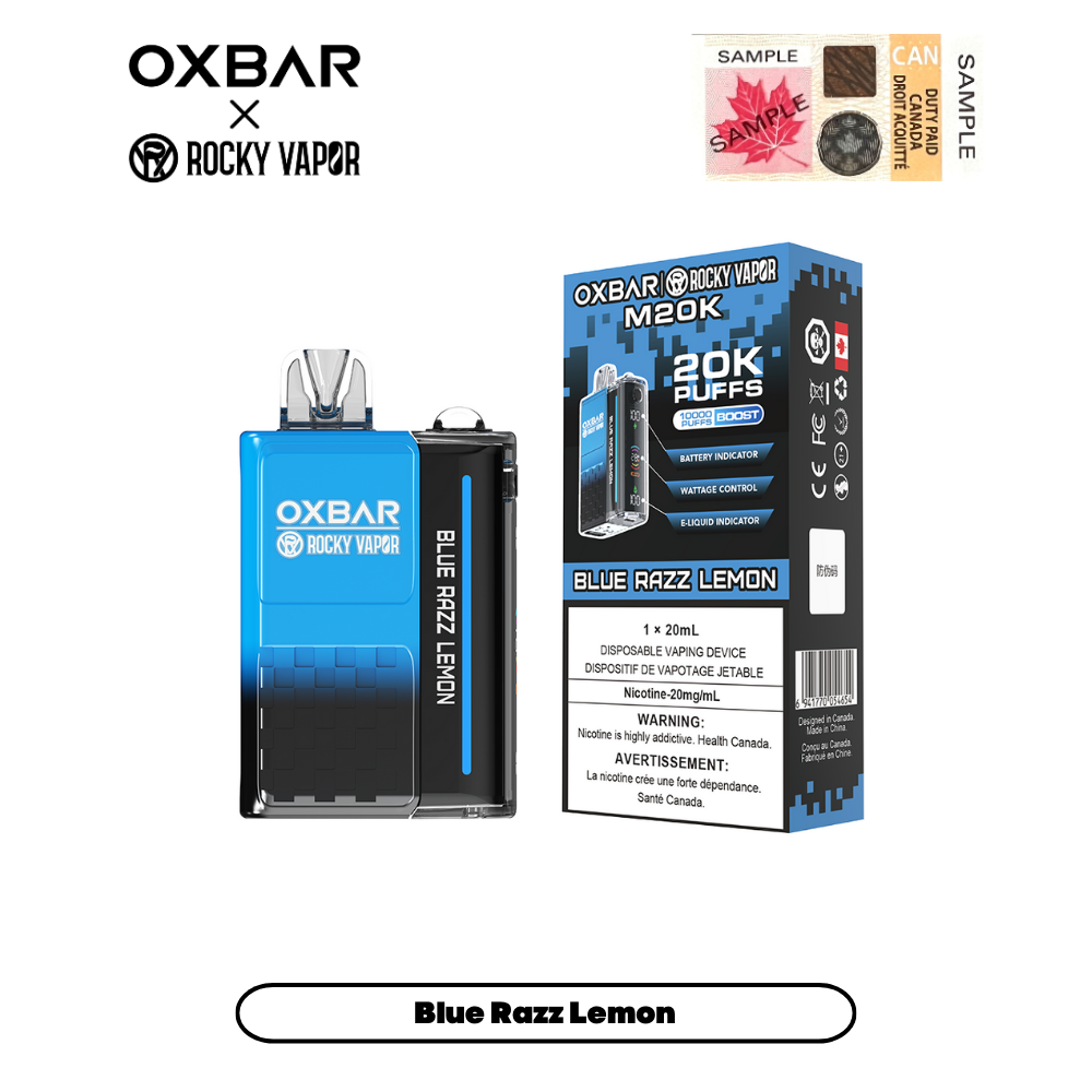 Oxbar 20K Blue Razz Lemon