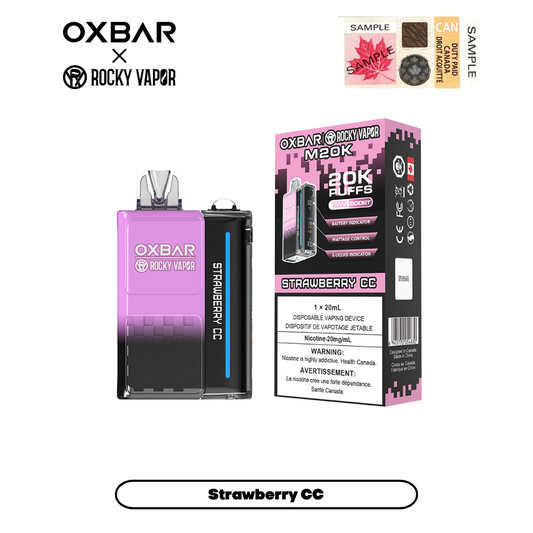 Oxbar 20K Strawberry Cc