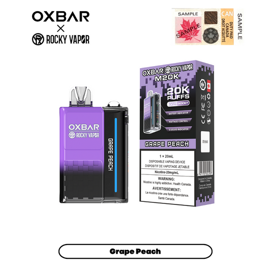 Oxbar 20K Grape Peach