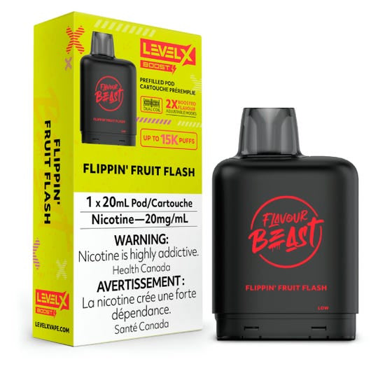 Flavour Beast Boost 
LevelX Flipping Fruit Flash