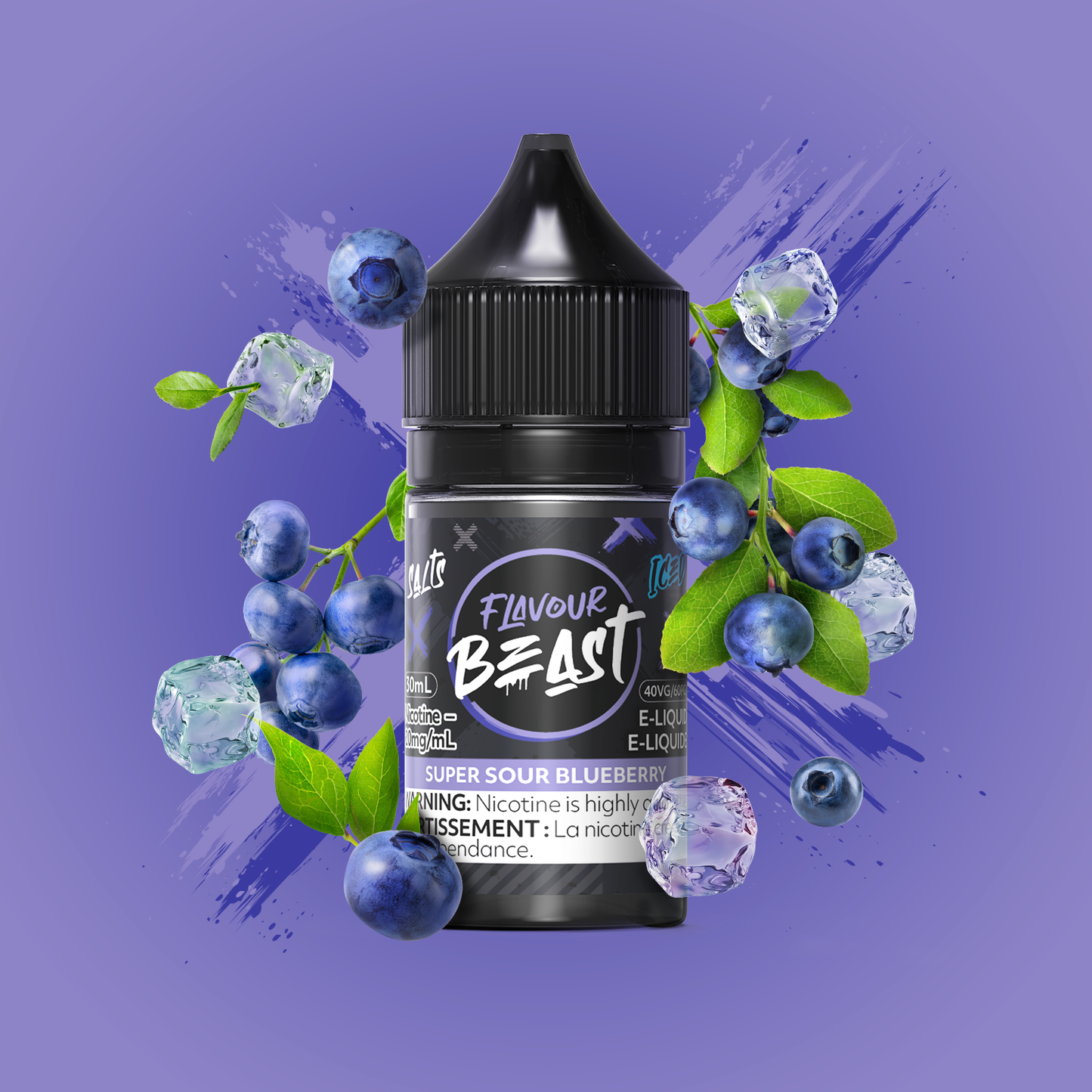 Flavour beast liquid 20MG Super Sour Blueberry