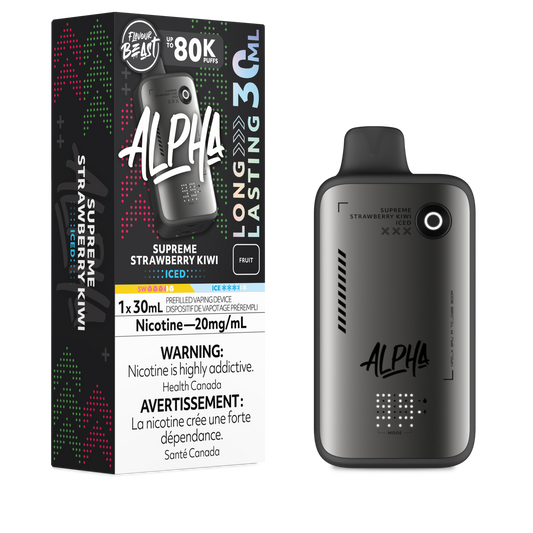 Flavour Beast Alpha 80K Supreme Strawberry Kiwi Iced
