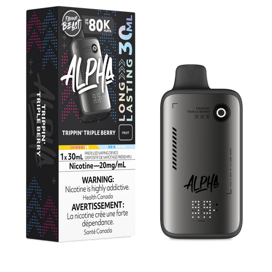 Flavour Beast Alpha 80K Trippin’  Triple Berry