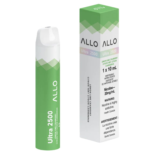 Allo Ultra 2500 lemon lime cranberry