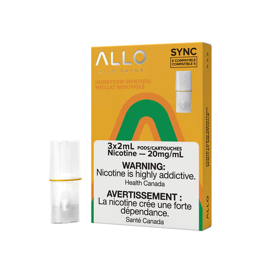 Allo sync pods Honeydew Menthol