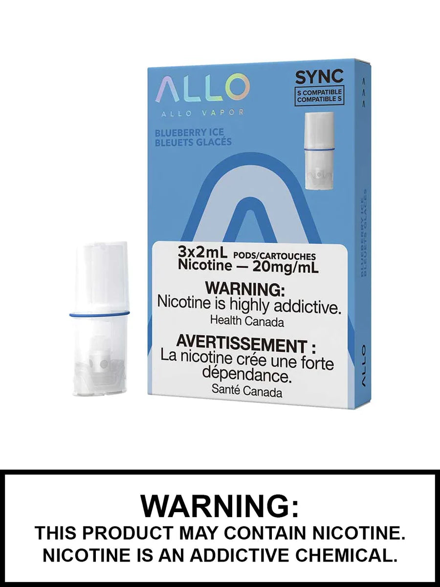 Allo sync pods Blueberry ice