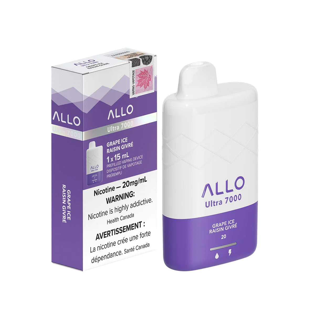 Allo ultra 7000  grape ice