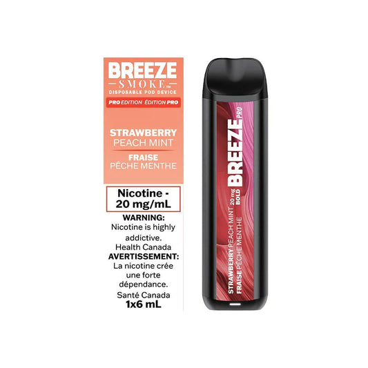 Breeze pro Strawberry peach mint