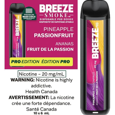 Breeze pro Pineapple Passionfruit