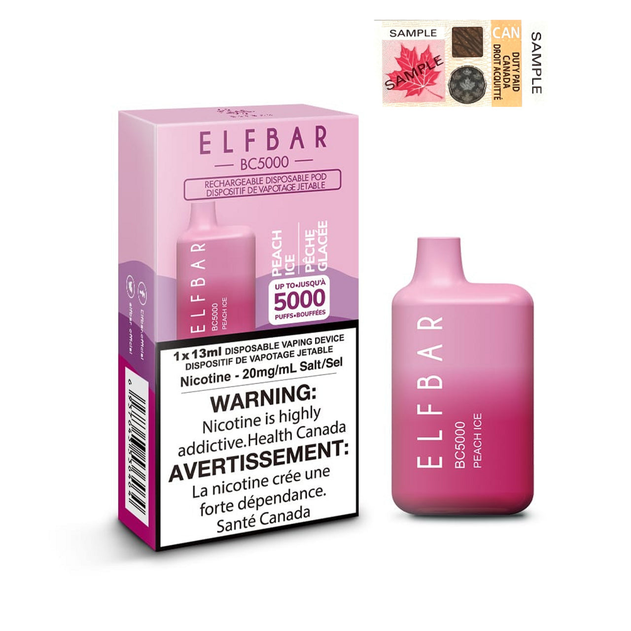 Elfbar Bc 5000 peach ice