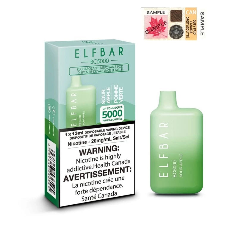 Elfbar Bc 5000 Sour Apple