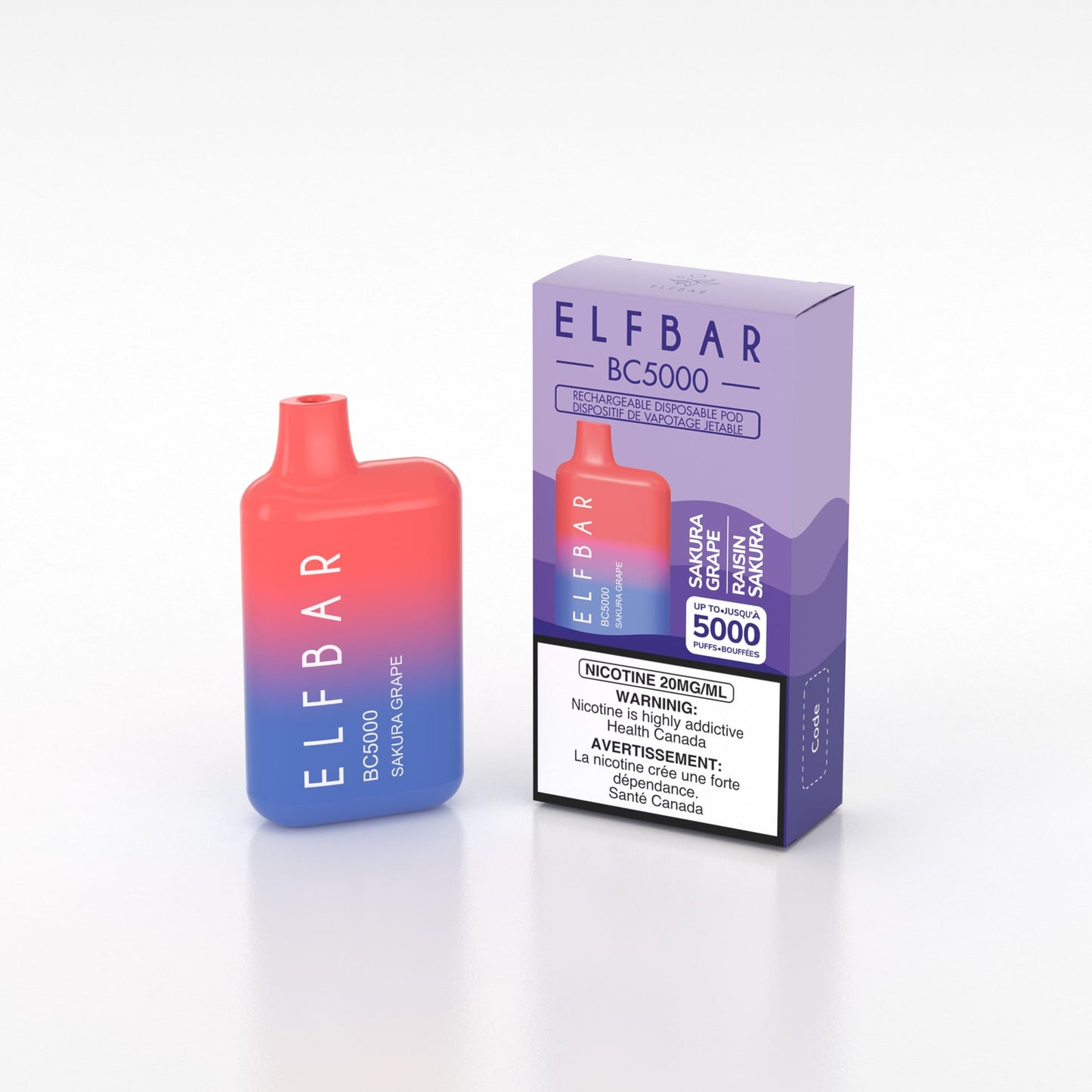 Elfbar Bc 5000 Sakura Grape