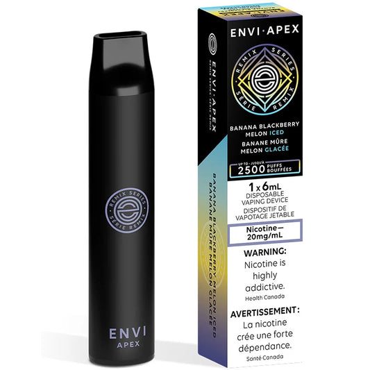 Envi apex 2500  Banan Blackberry Melon ice