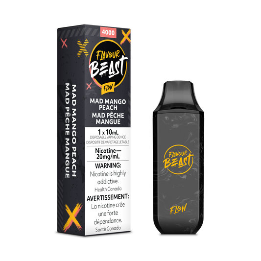 Flavour beast Flow Mad mango peach