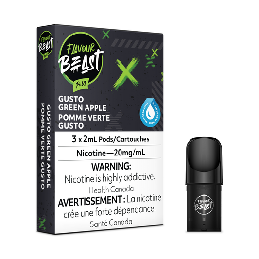 Flavour beast Pods Gusto green apple