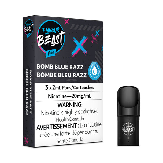 Flavour beast Pods Bomb blue razz