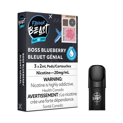 Flavour beast Pods Boss Blueberry