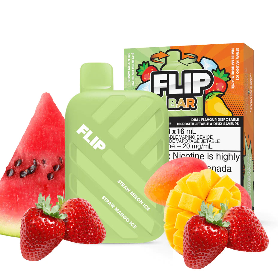 Flip Bar 9000 Straw Melon ice & Straw Mango Ice