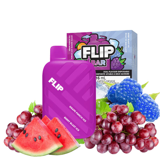 Flip Bar 9000 Grape Punch Ice & Berry Blast Ice