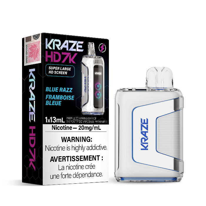 Kraze HD 7K Blue Razz