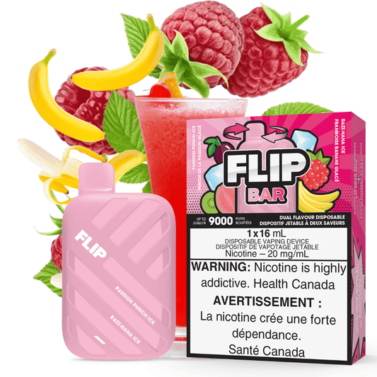 Flip Bar 9000 Passion punch ice & Razz Nana ice