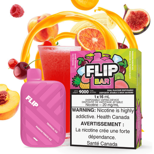 Flip Bar 9000 Tropical Ice & Passion punch ice