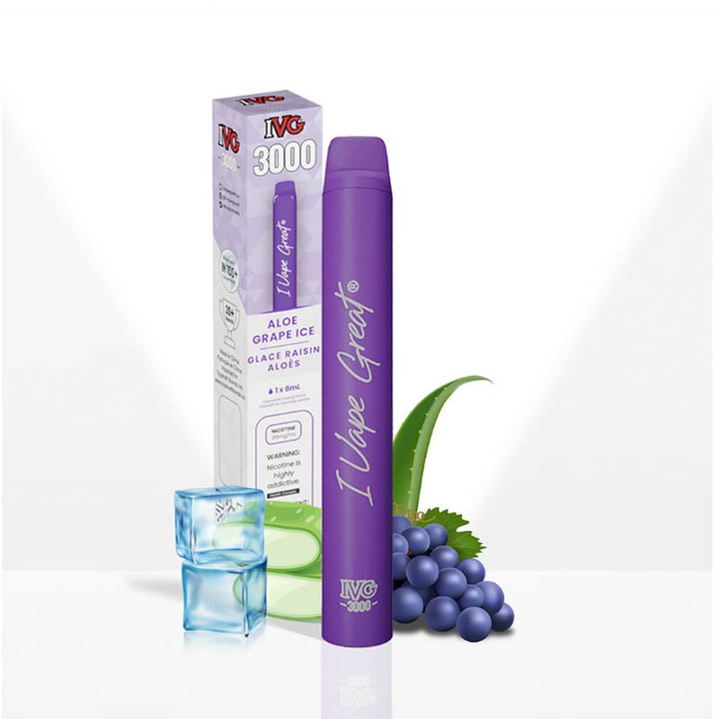 IVG 3000 Aloe Grape ice