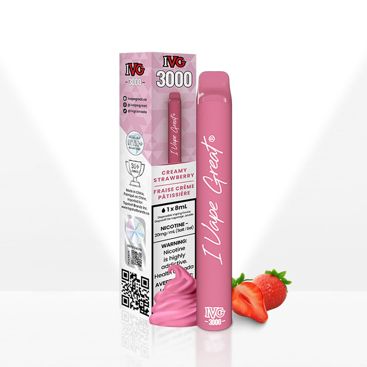 IVG 3000 Creamy strawberry